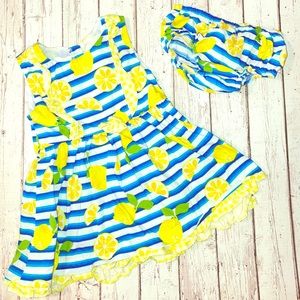 Baby girl lemon dress